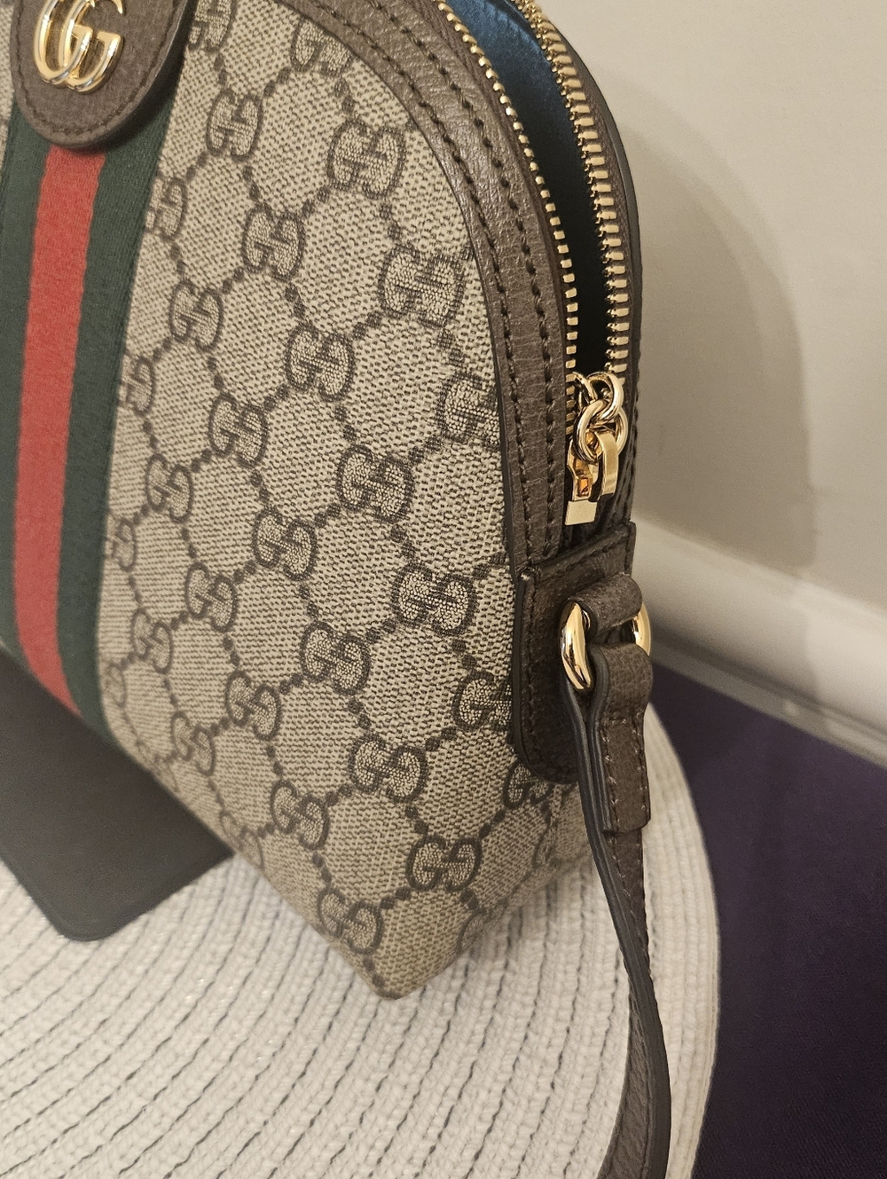Gucci Ophidia GG Supreme Small Dome Crossbody - Picture 3 of 14